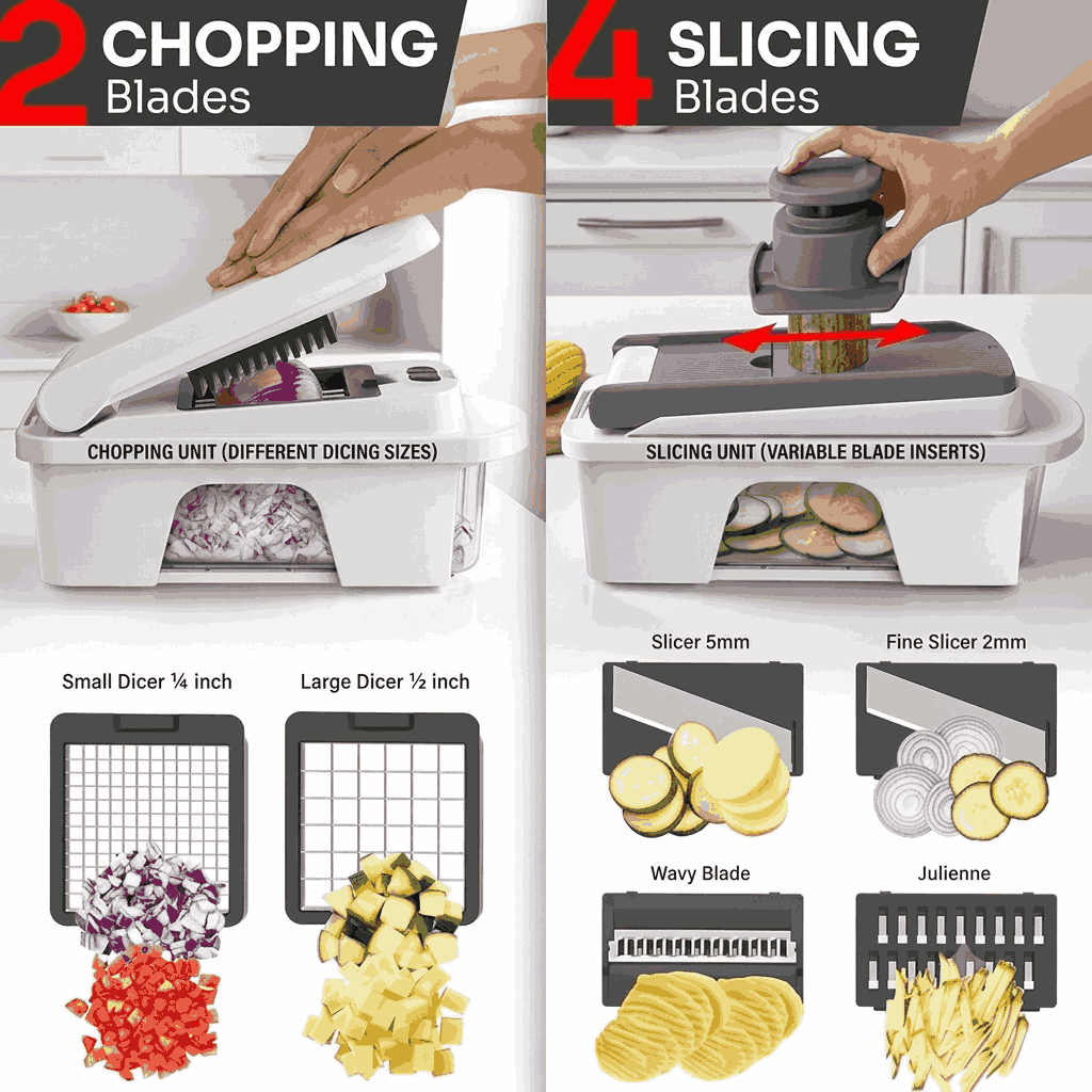 ChopMaster 14-in-1 Vegetable, Meat & Fruit Chopper