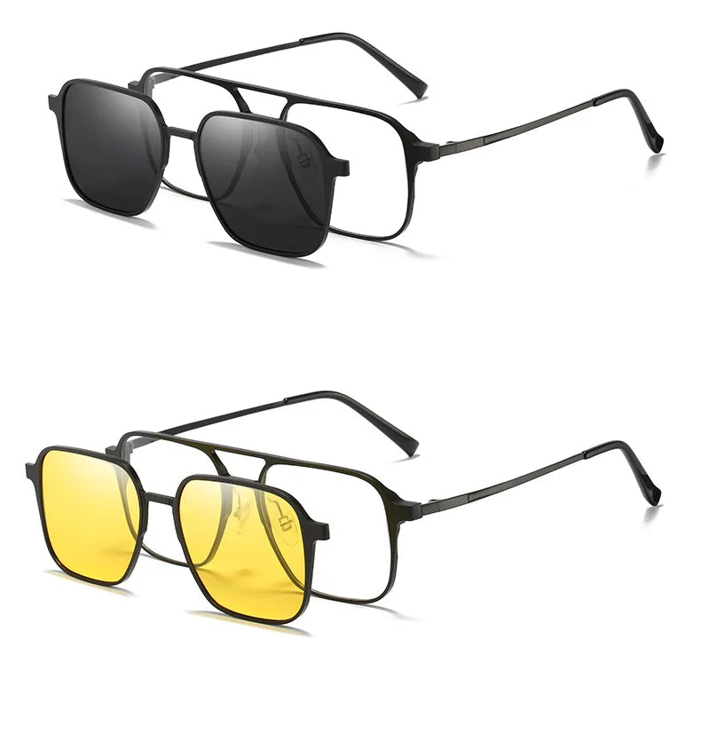 LunaFlux 6 in 1 Multiwear Retro Style Glasses