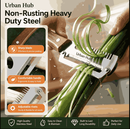 3 in 1 Multifunctional Vegetable Peeler( Pack of 2 )