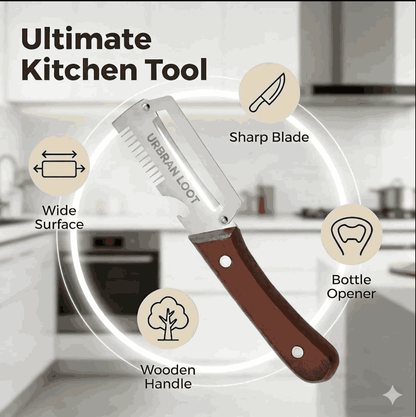 3 in 1 Multifunctional Vegetable Peeler( Pack of 2 )