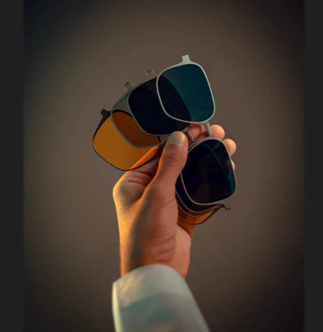 LunaFlux 6 in 1 Multiwear Retro Style Glasses