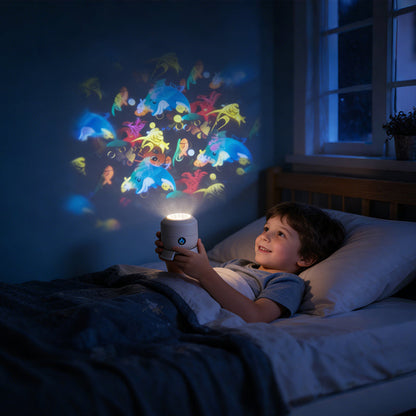Dynamic Rotating LED Projector Lamp